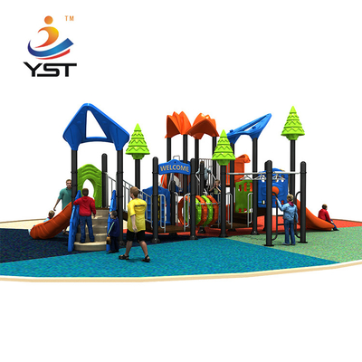 Customized Children Playground Slides Outdoor Kids Plastic Anti UV