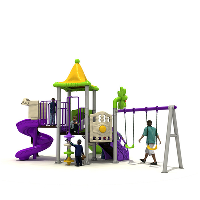Classic Customized  Kids Slides Outdoor Wooden Swing Set Playground Playing Area