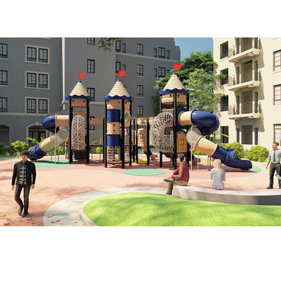 LLDPE Galvanized Steel Pipe Outdoor Playground Park For Children Play House