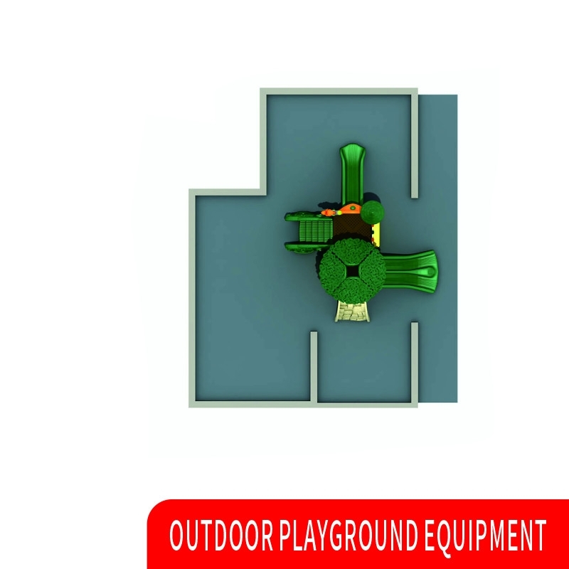 Colorful And Customized Outdoor Games Kids Playground Equipment With Slide